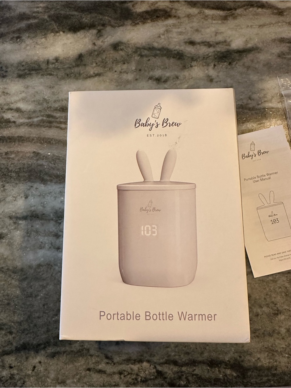 Portable Bottle Warmer - White
